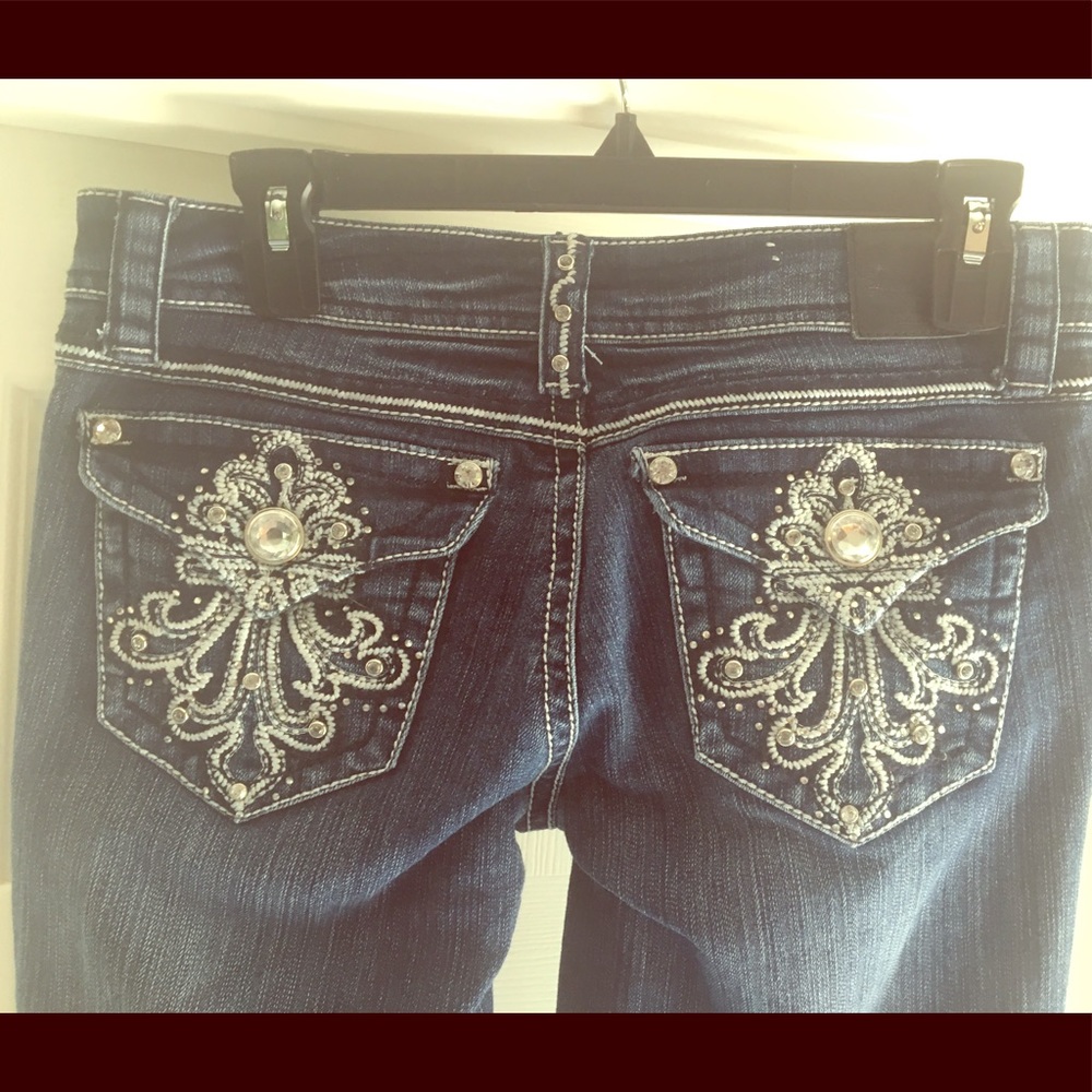 GRACE in LA brand  bedazzled jeans